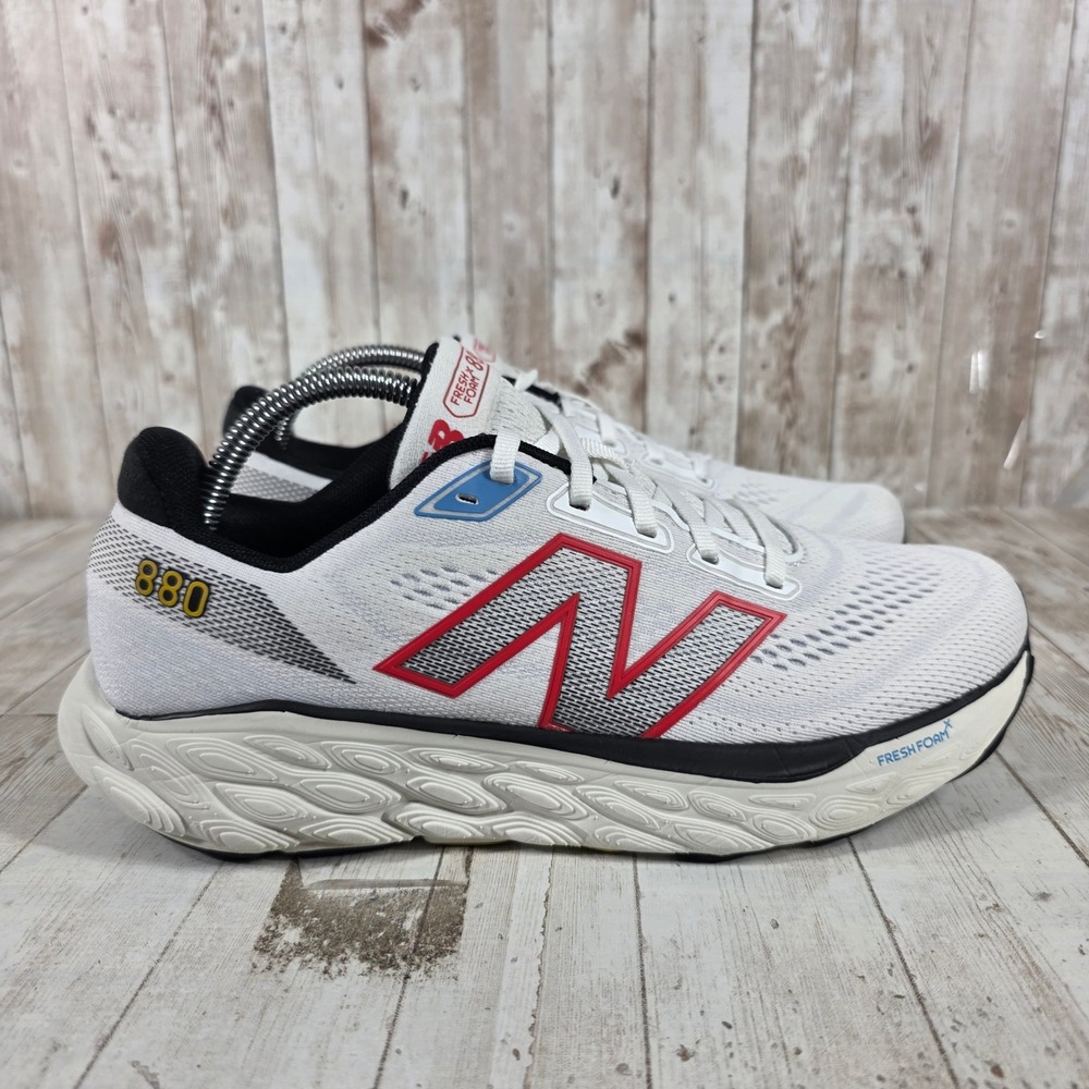 New Balance Fresh Foam X 880 v14 Mens Running Shoes White Red M880C14 Size 9